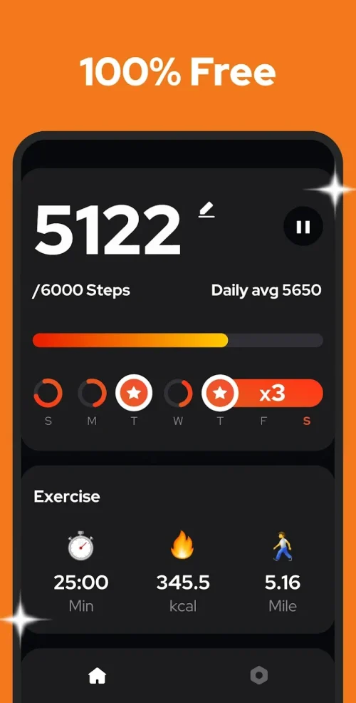 Step Counter - Pedometer 스크린 샷 1