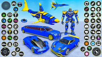 US Shark Robot Transform Games экрана 1