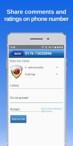 tellows - Caller ID & Bloqueo captura de pantalla 4