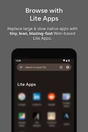 Hermit — Lite Apps Browser ekran görüntüsü 1