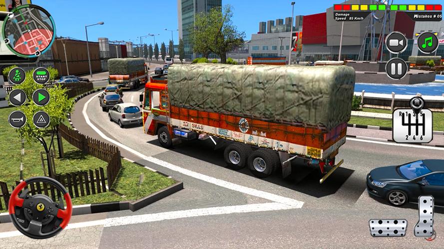 Indian Heavy Truck Delivery 3D Captura de pantalla 4