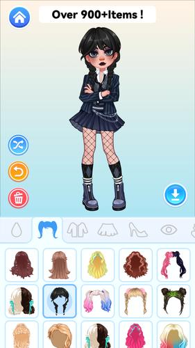 YoYa: Doll Avatar Maker captura de pantalla 1