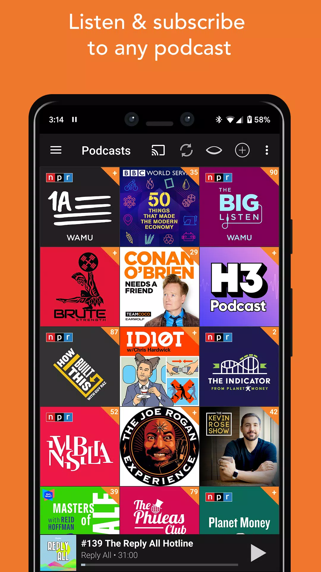 Podcast Addict - Podcast/Radio Capture d’écran3