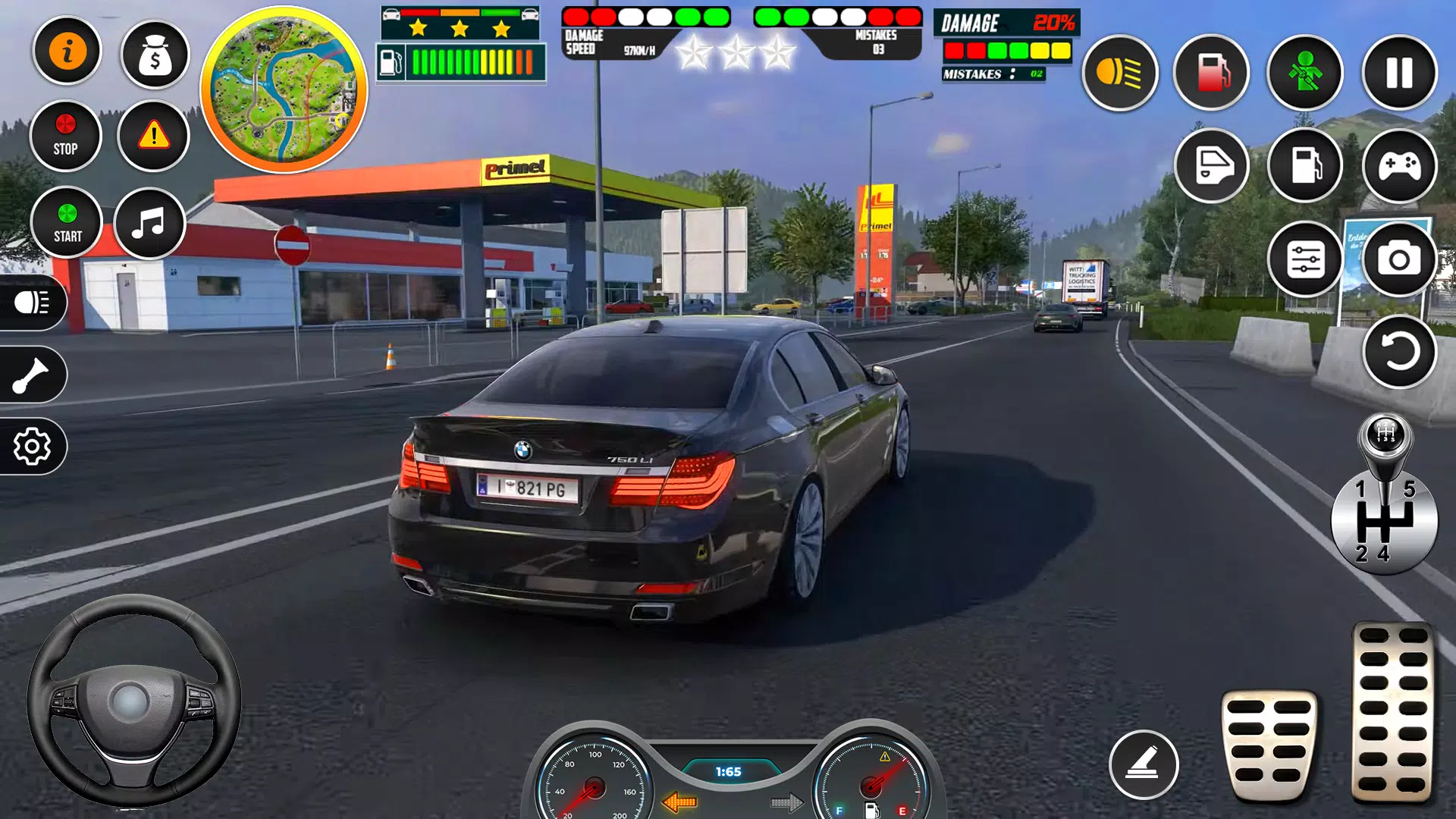 Classic Car Drive Parking Game Screenshot 4