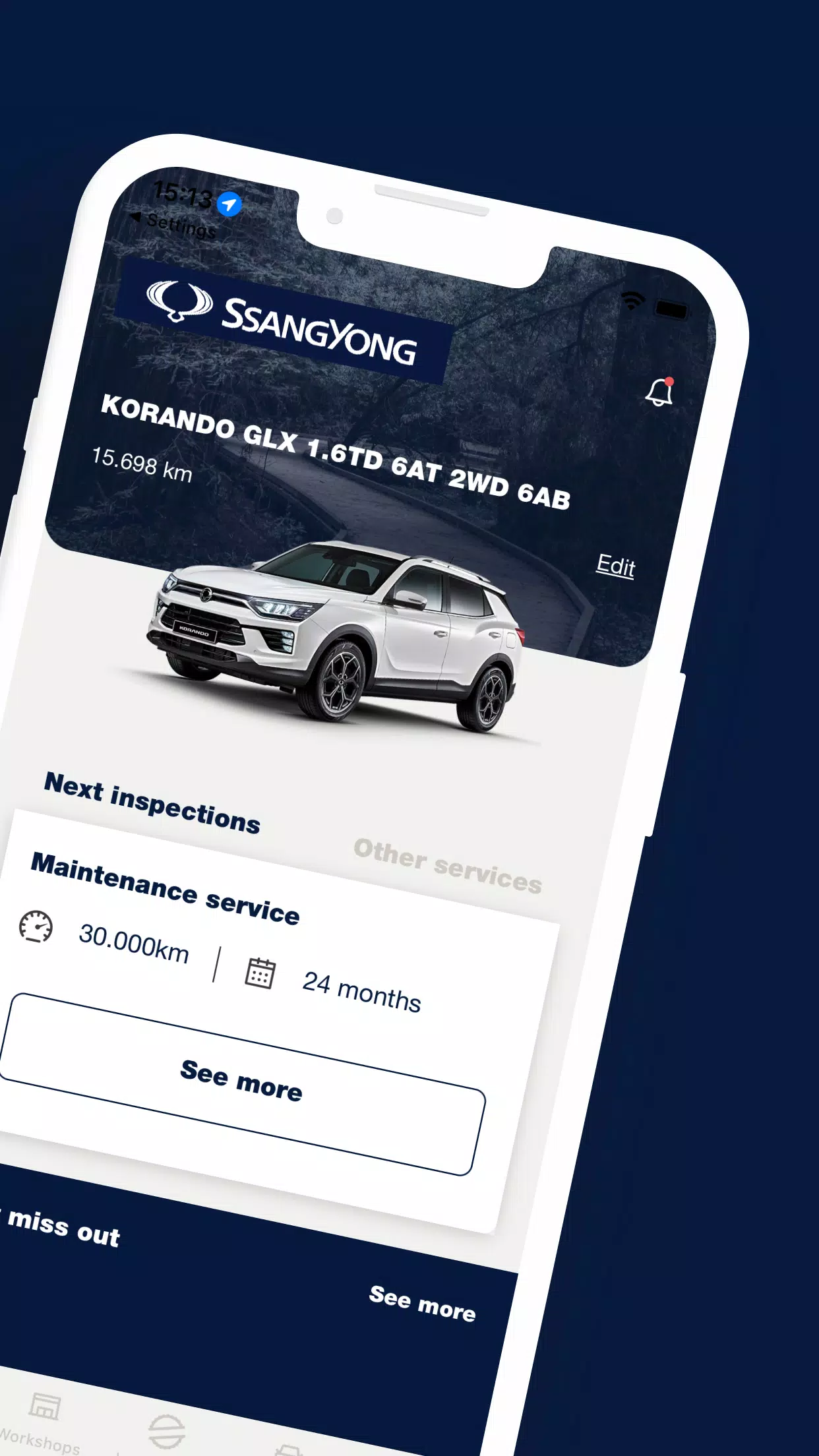 SsangYong App Screenshot 2