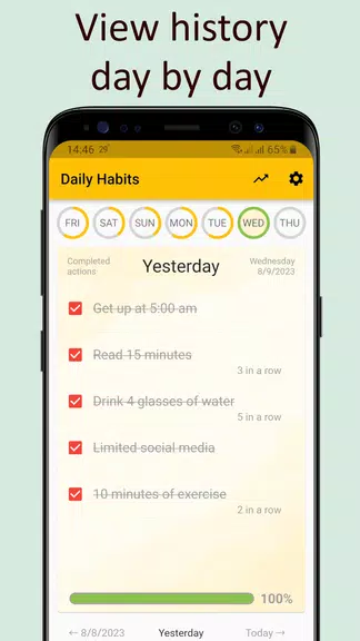 Daily activities tracker Capture d’écran4