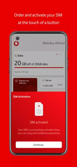 My Vodafone Oman ảnh chụp màn hình 4