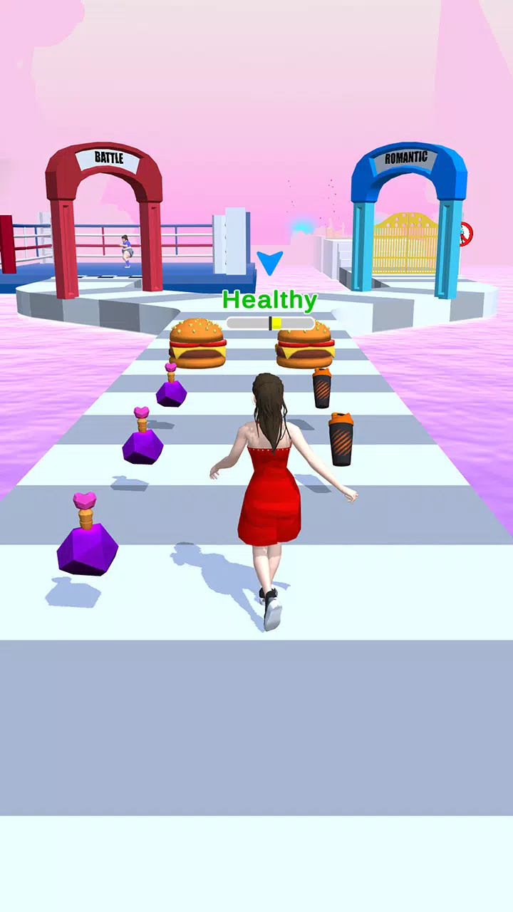 Girl Runner 3D экрана 3