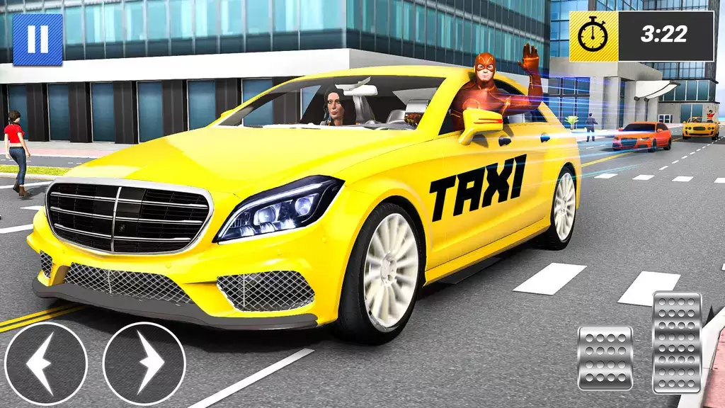 Superhero Car Games Taxi Games screenshot 1