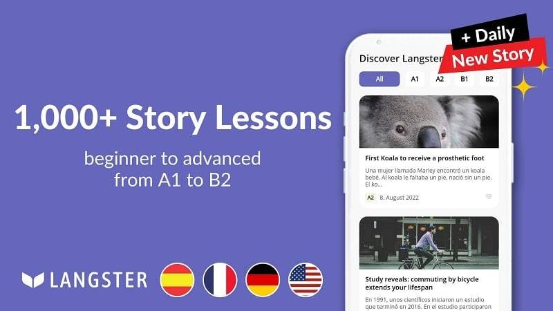 Learn Languages with Langster Capture d’écran4