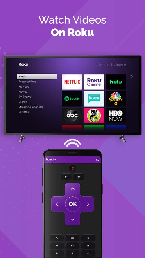 Remote Control for Roku TV ảnh chụp màn hình 4