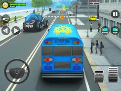 ภาพหน้าจอ School Bus Simulator Driving 2