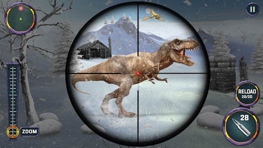 Dino Hunter Sniper 3d: Dinosaur Free FPS Shooting屏幕截圖1