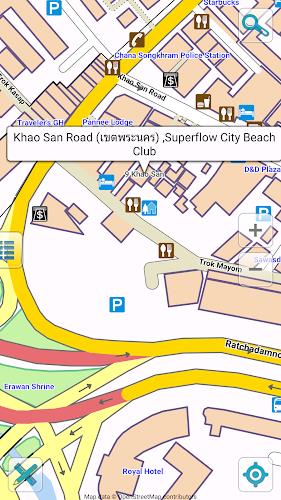 Map of Thailand offline экрана 4