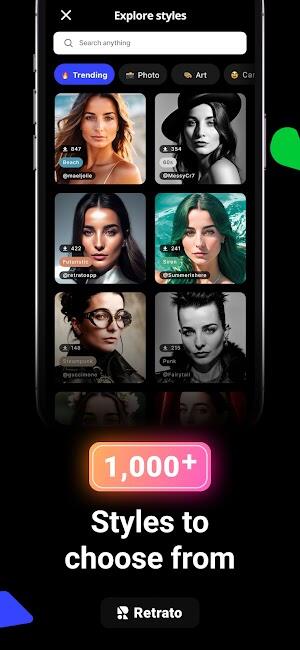 Retrato AI мод apk премиум разблокирован