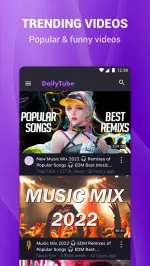 ภาพหน้าจอ DailyTube - Block Ads Tubeplay 2