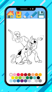 Scooby coloring doo cartoon ga captura de pantalla 3