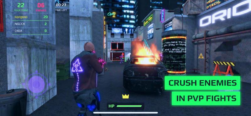 CyberHero: Cyberpunk PvP TPS Screenshot 3