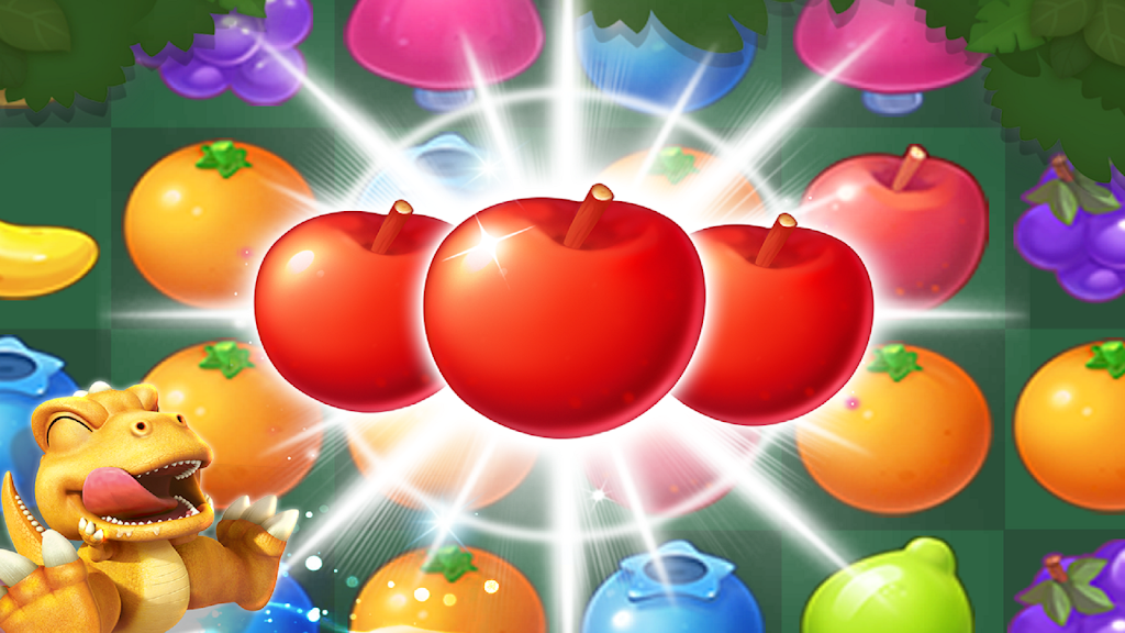 GON: Fruits Match3 Puzzle ảnh chụp màn hình 1