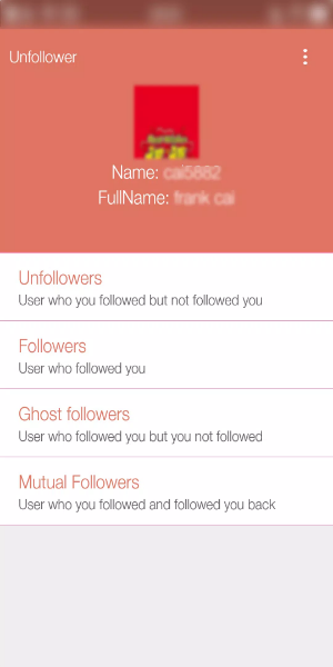 Screenshot Unfollower Plus - Non followers & Following 3