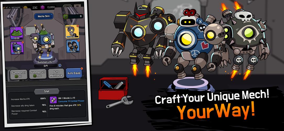Mechanic Legends : Idle RPG captura de pantalla 3