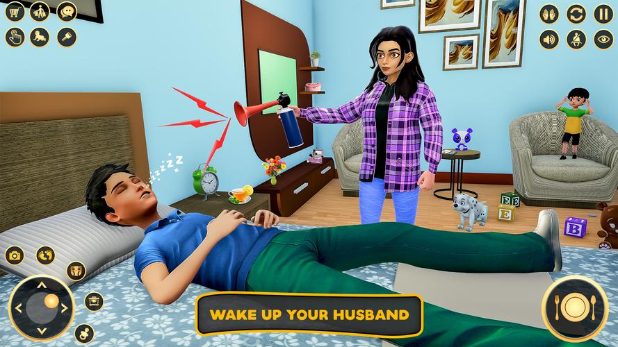 Mom Simulator Family Games 3D屏幕截圖1