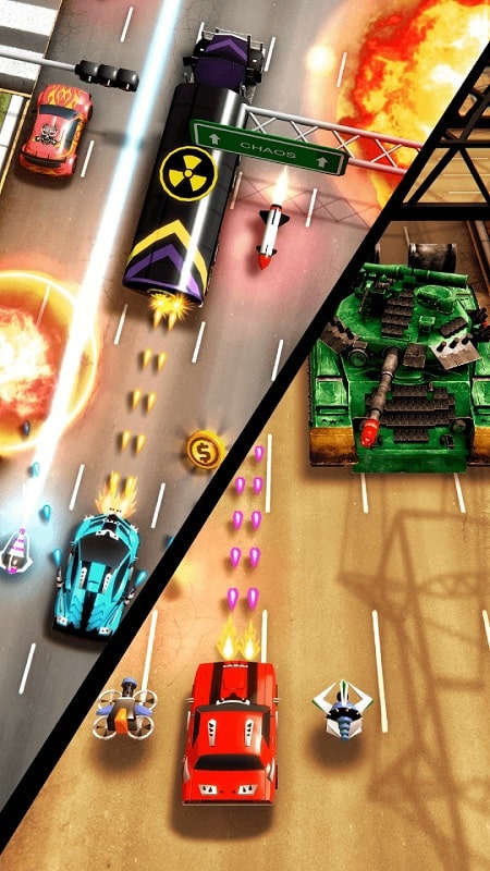 Chaos Road: Combat Car Racing屏幕截圖2