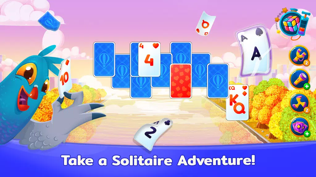 SoliTown – Solitaire Tripeaks屏幕截圖1