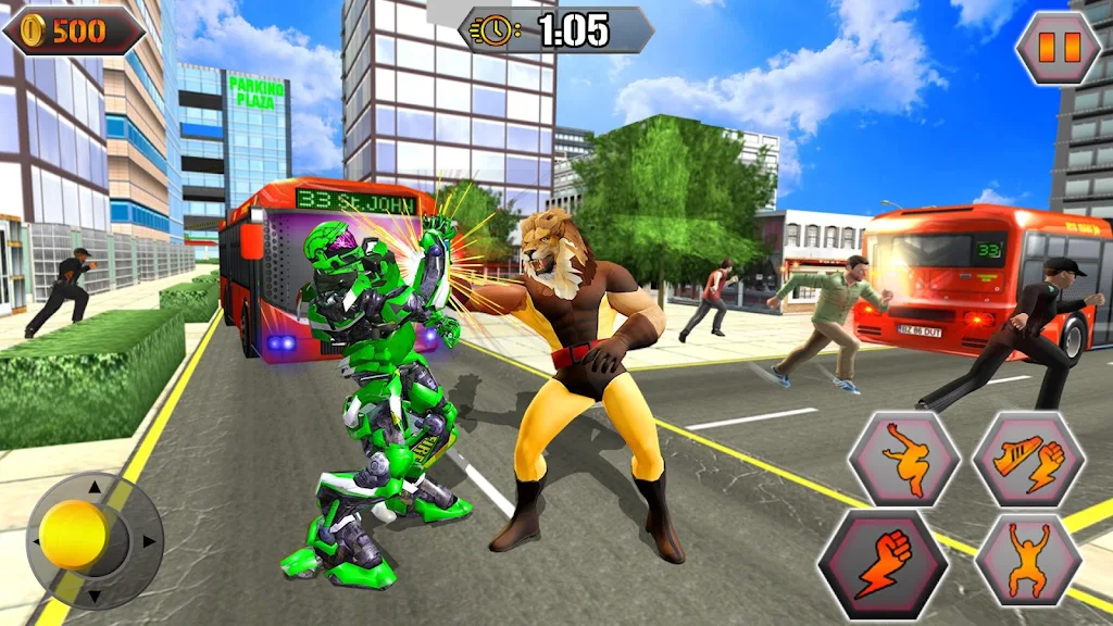 Scary Lion Crime City Attack screenshot 3