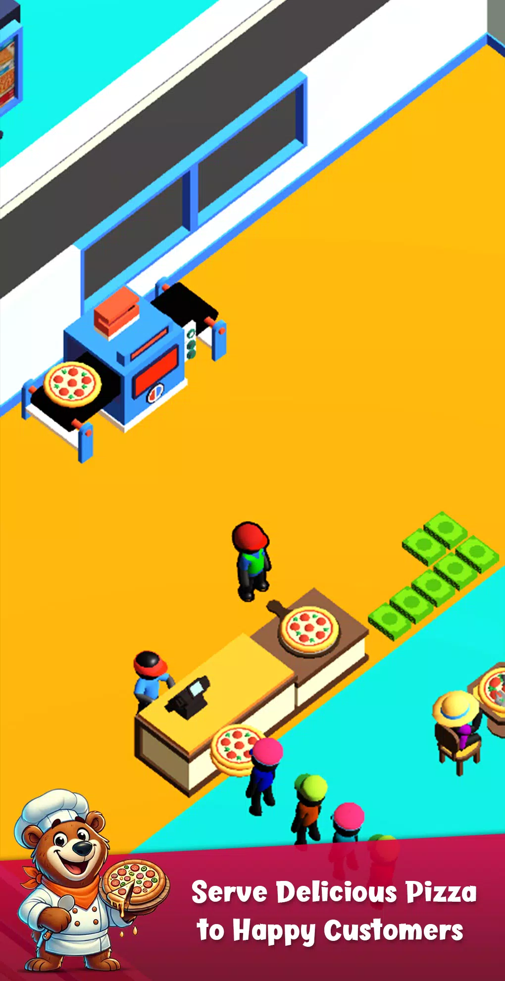 Bear Pizza Maker:Cooking Games屏幕截圖1
