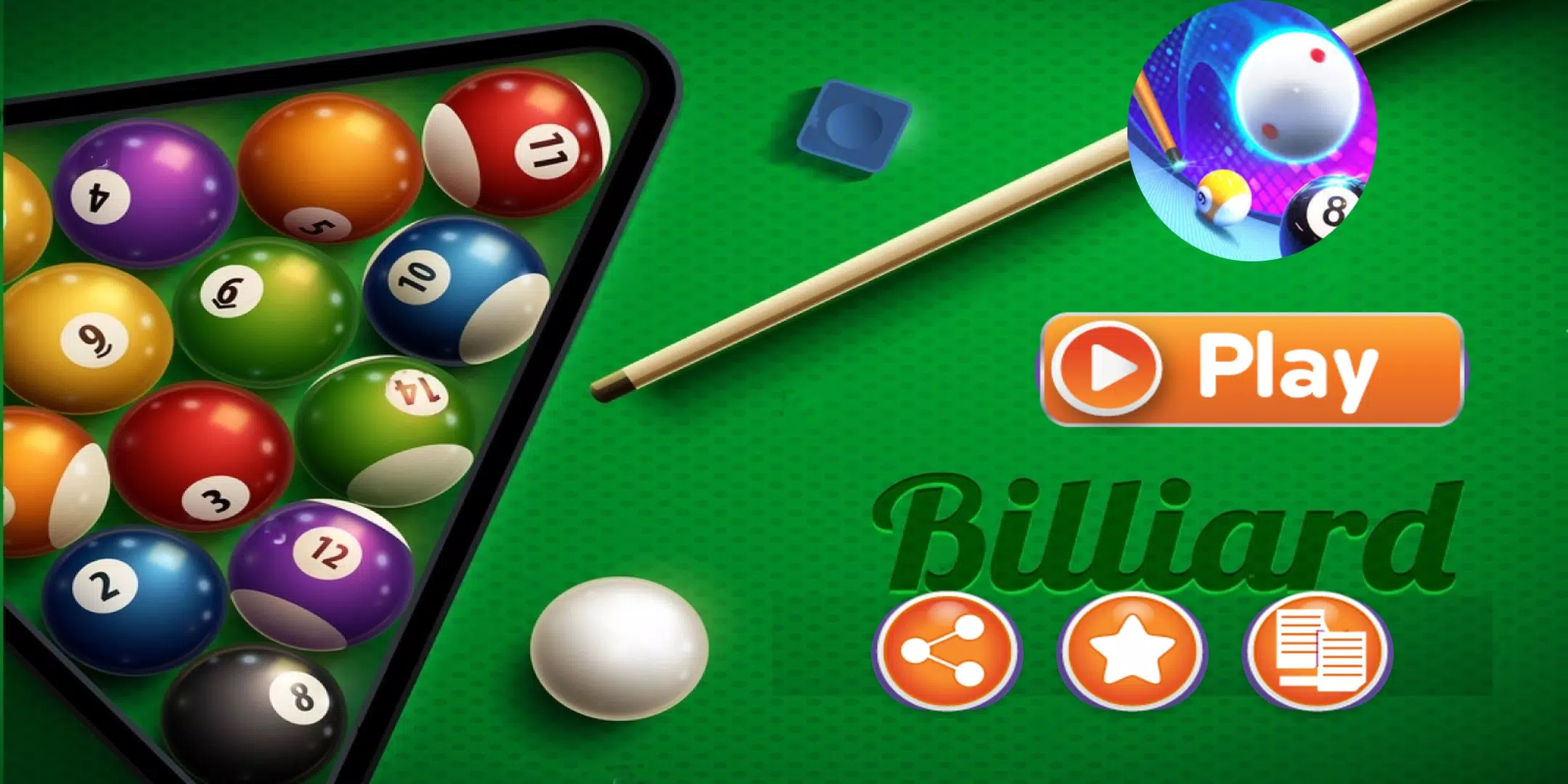 8 Ball Billiards экрана 1