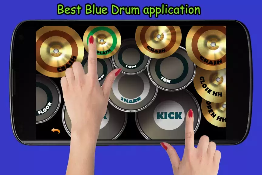 Blue Drum - Piano Capture d’écran3