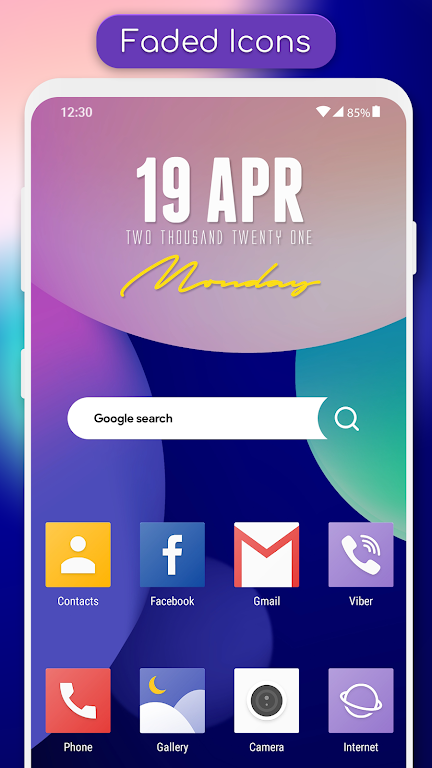 Faded - Icon Pack Screenshot 1