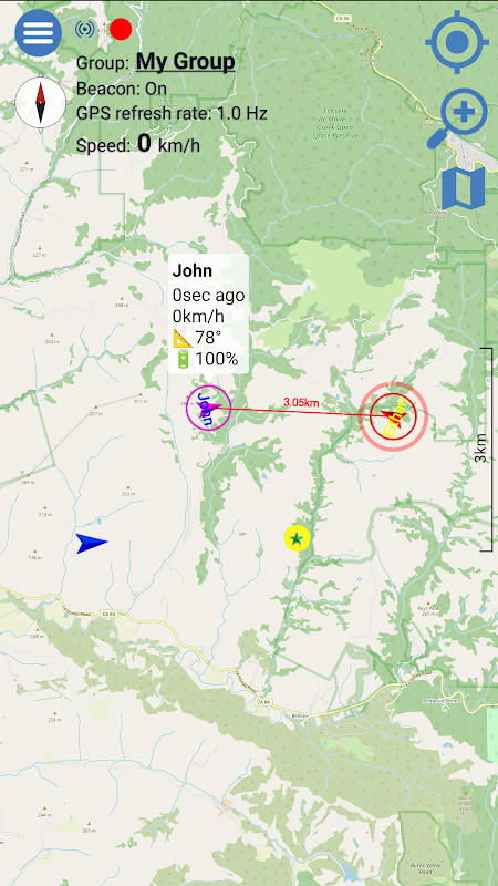 Screenshot Enduro Tracker - GPS tracker 2