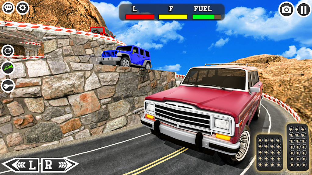 4x4 Mountain Climb Car Games屏幕截圖2