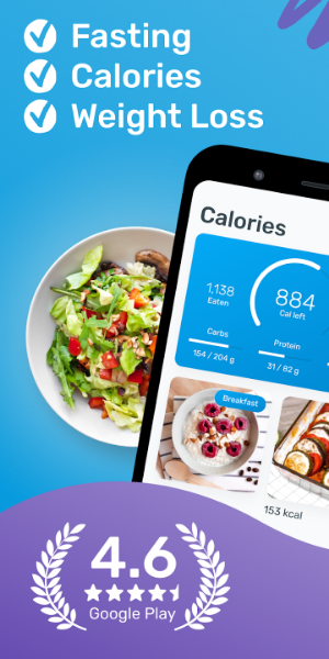 YAZIO Food & Calorie Counter Ảnh chụp màn hình 1