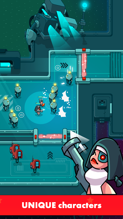 Space Squad: Crash Robots screenshot 4