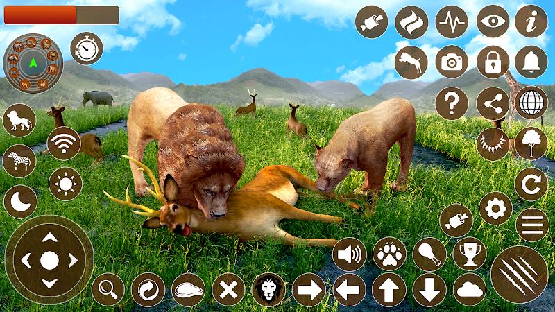 Lion Games 3D Animal Simulator屏幕截圖3