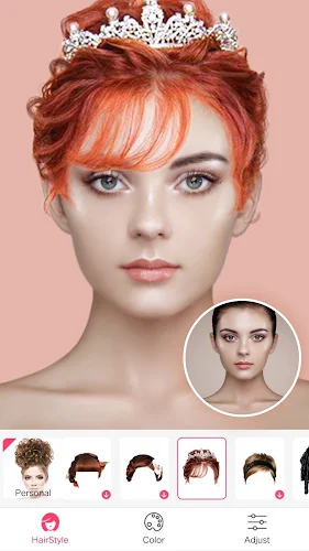 Hairstyle Changer - HairStyle ảnh chụp màn hình 3