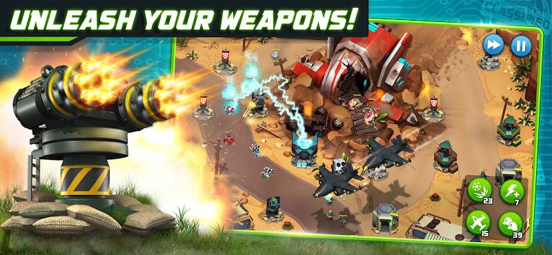 Alien Creeps - Tower Defense ảnh chụp màn hình 1