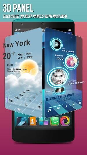 Next Launcher 3D Shell apk full version