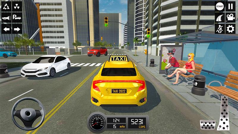 Taxi Simulator 3d Taxi Sim ကိုဖန်သားပြင်2