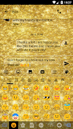 SMS Messages GlitterGold Glass Capture d’écran4