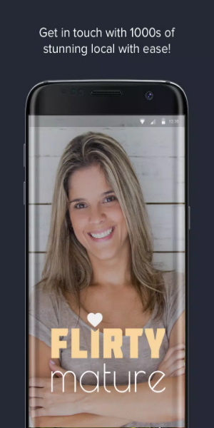 ภาพหน้าจอ FlirtyMature Dating App for Seniors 1