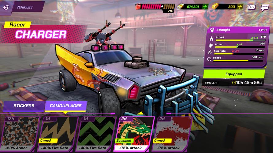 Battle Cars экрана 2