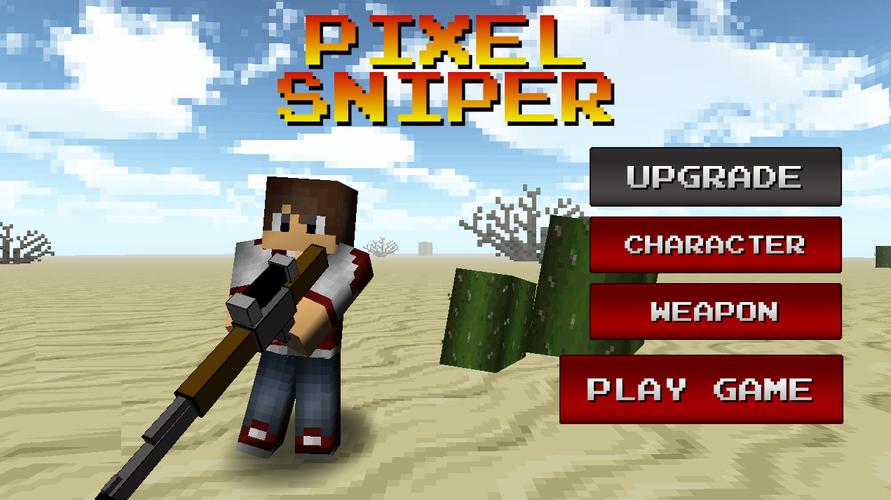 Pixel Sniper 3D captura de pantalla 1