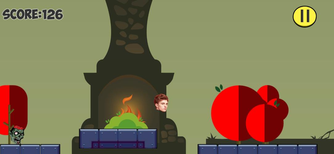 Влад А4 убегает от Зомби экрана 2