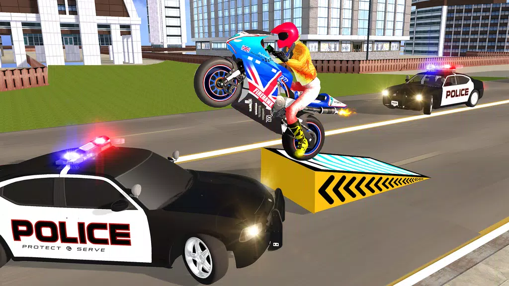 Police Car Vs Theft Bike screenshot 3