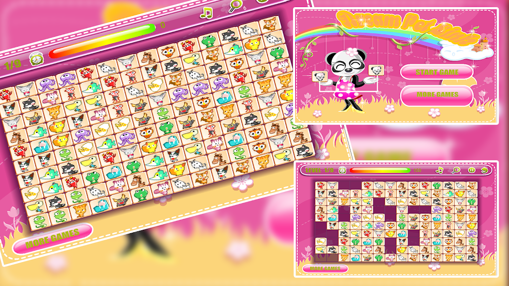 Dream Pet Link: Animal Mahjong Connect zrzut ekranu 4