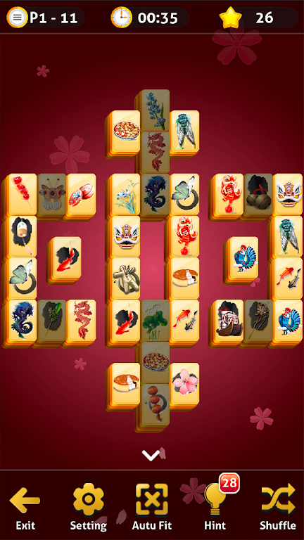 Mahjong Solitaire - Oriental Journey स्क्रीनशॉट 2